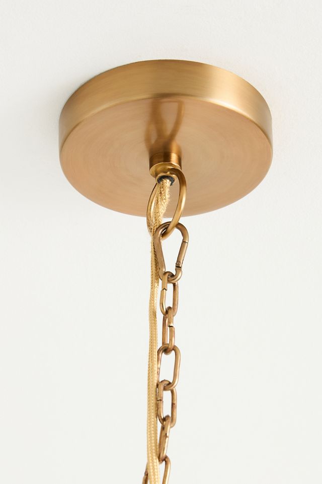 Sinclair Tassel-Fringed Velvet Pendant #4