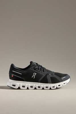 On Cloud 6 Sneakers Black White In Black