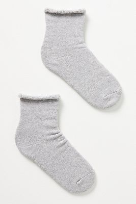 Shop By Anthropologie Soft Terry Socks In Grey