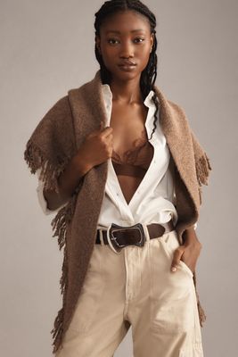 Shay Triangle Fringe Scarf Wrap