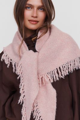 Shay Triangle Fringe Scarf Wrap