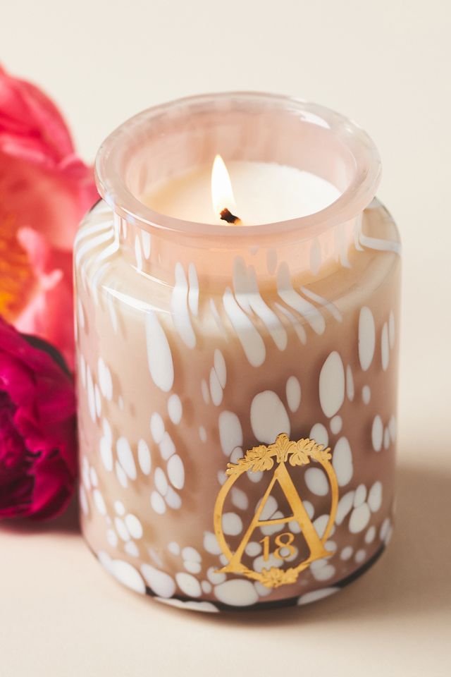 Apothecary 18 Floral Peony Blush Glass Jar Candle #2