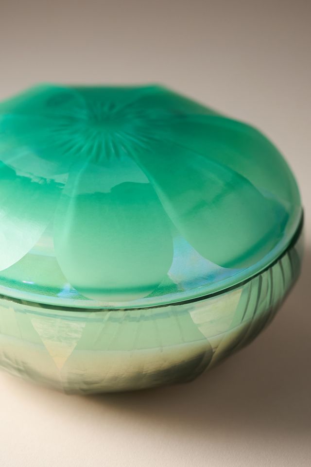Blooming Floral Night Gardenia Glass Candle #2