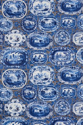 SCHUMACHER X JOHNSON HARTIG PLATES & PLATTERS WALLPAPER 