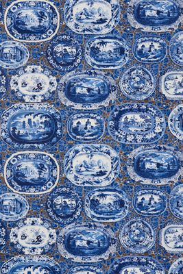 Schumacher x Johnson Hartig Plates & Platters Wallpaper