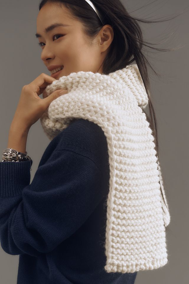 By Anthropologie Waffle-Stitch Scarf #3