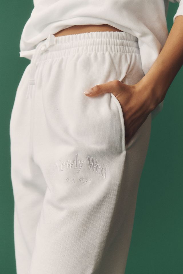 By Anthropologie Weddings Newly Wed Sweatpants #3