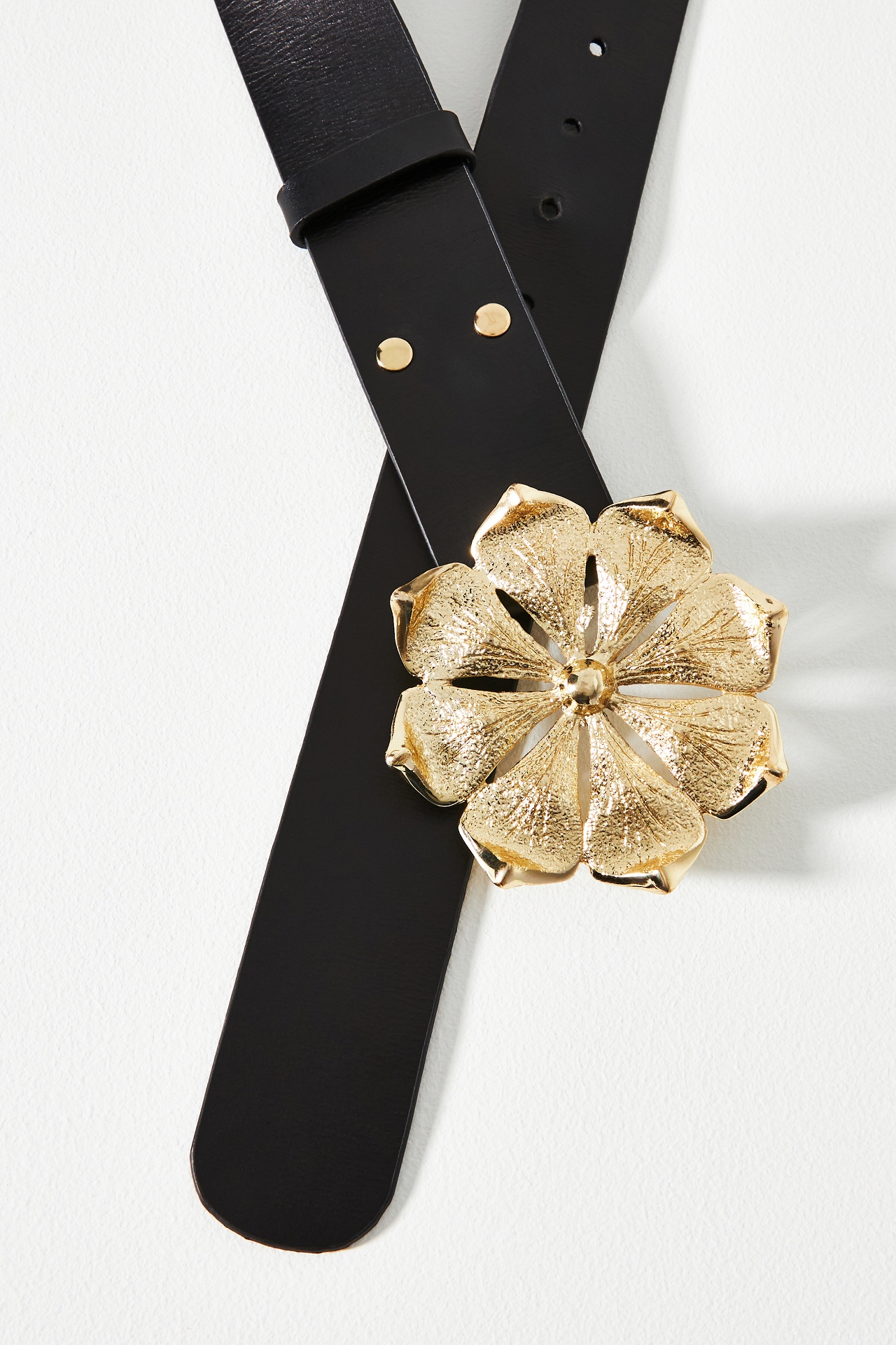 Cynthia Rowley Flower Buckle Belt