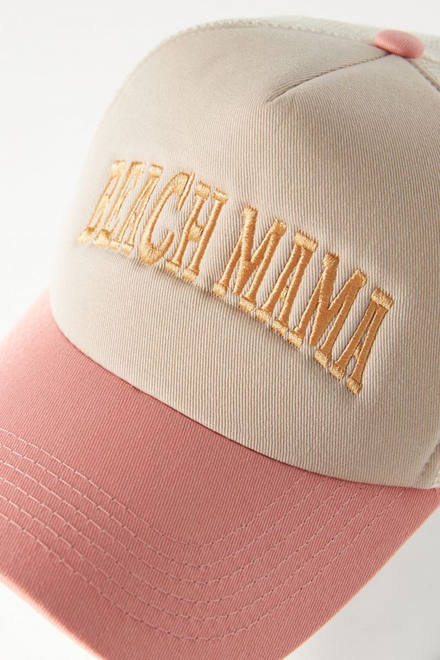 Local Beach Beach Mama Patch Trucker Hat Black