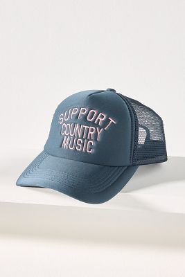 WORN/WEST SUPPORT COUNTRY MUSIC TRUCKER HAT 