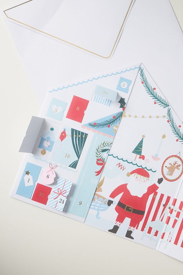 Meri Meri Santa's Cabin Sticker Advent Calendar #1