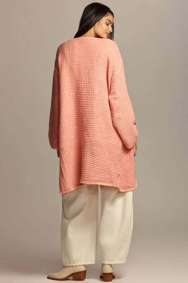 By Anthropologie Whipstitch Cardigan Sweater with Scarf #3