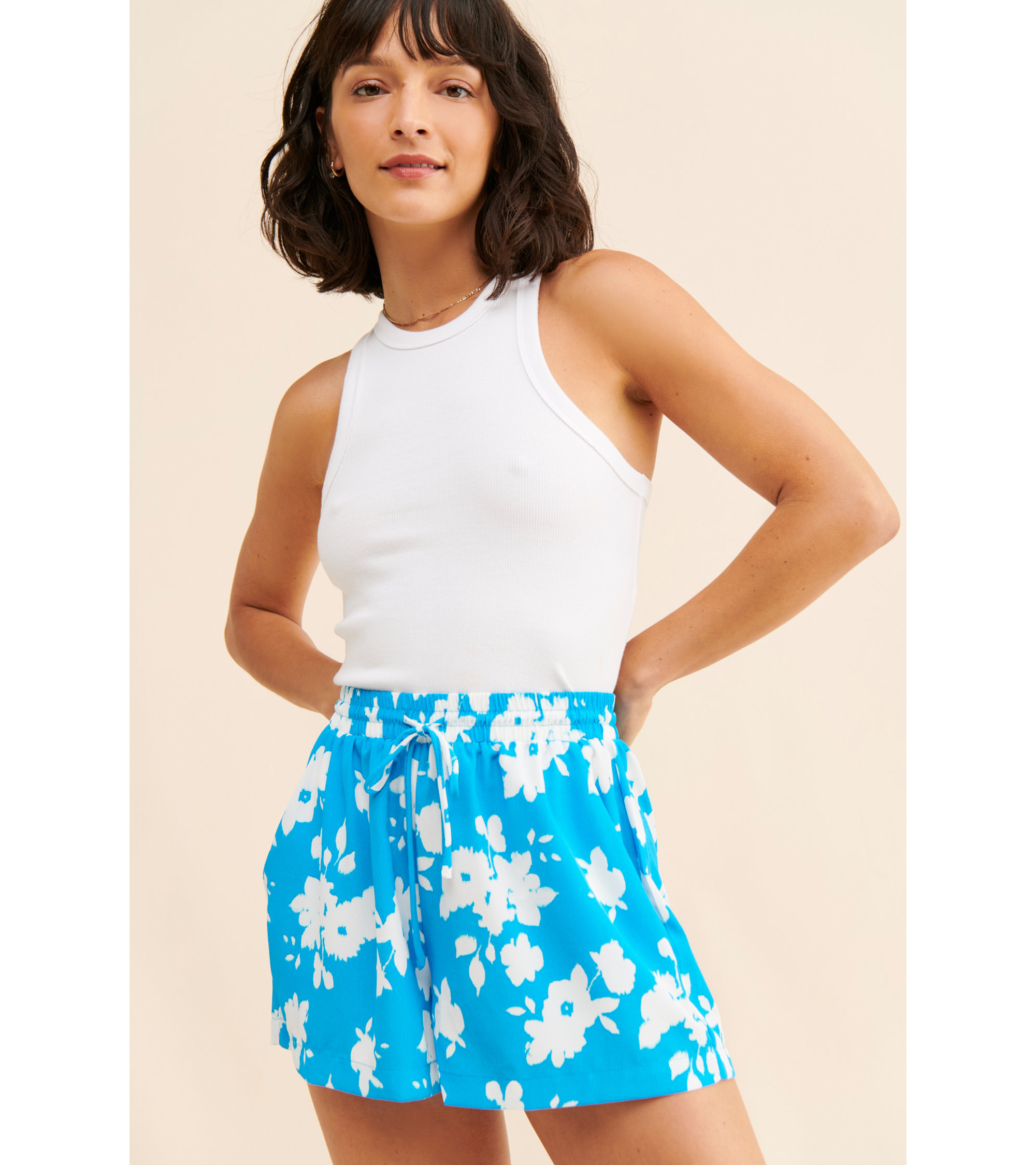 Floral Relaxed Shorts - Image 1