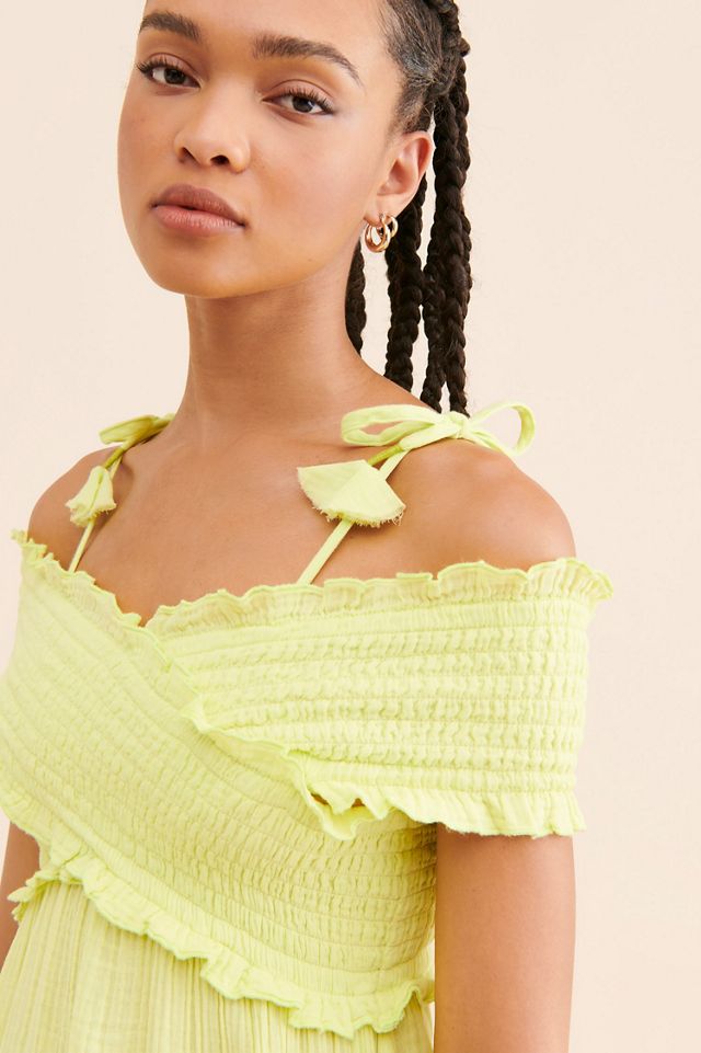 Smocked Gauze Midi Dress #2