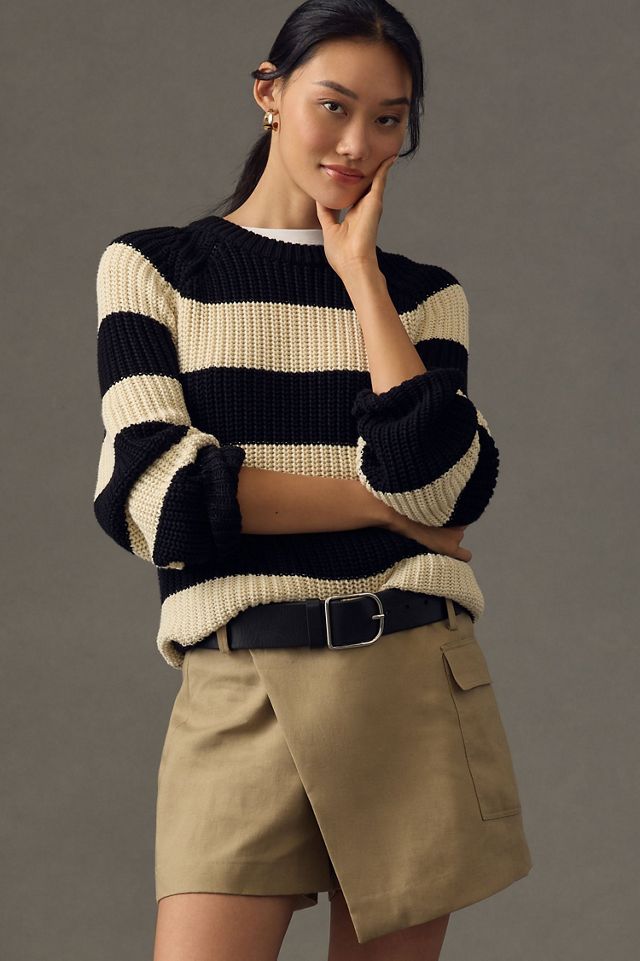 Clean Utility Linen Skort #3