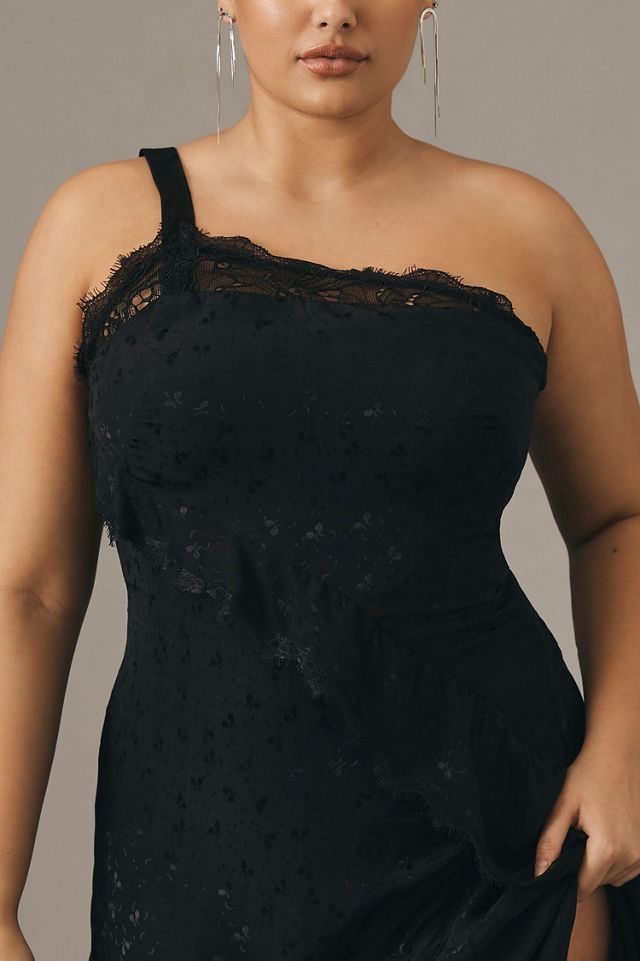 Asymmetrical Lace Maxi Dress #2