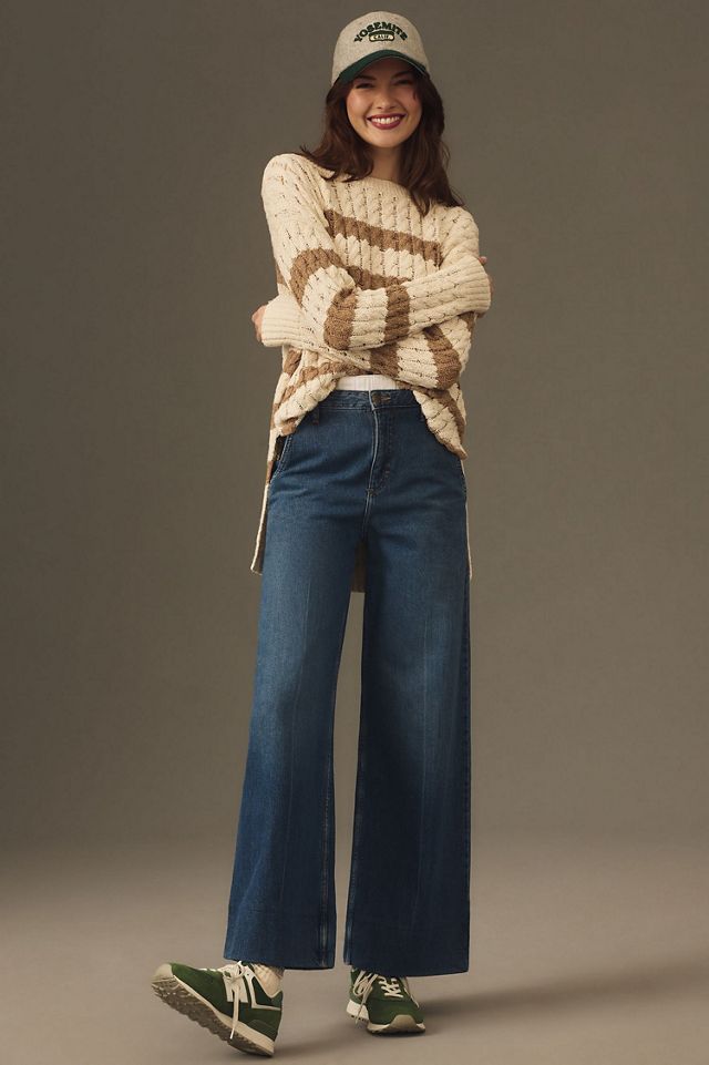 Pilcro Longline Stitch Sweater #3