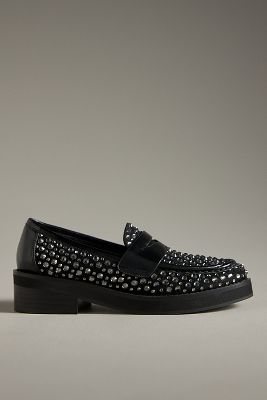 Bibi Lou Jaya Gem Loafers In Black