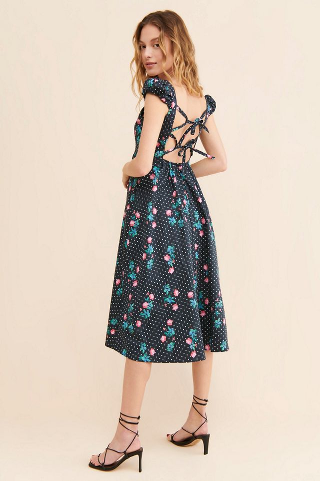 For Love & Lemons Florentina Midi Dress #1