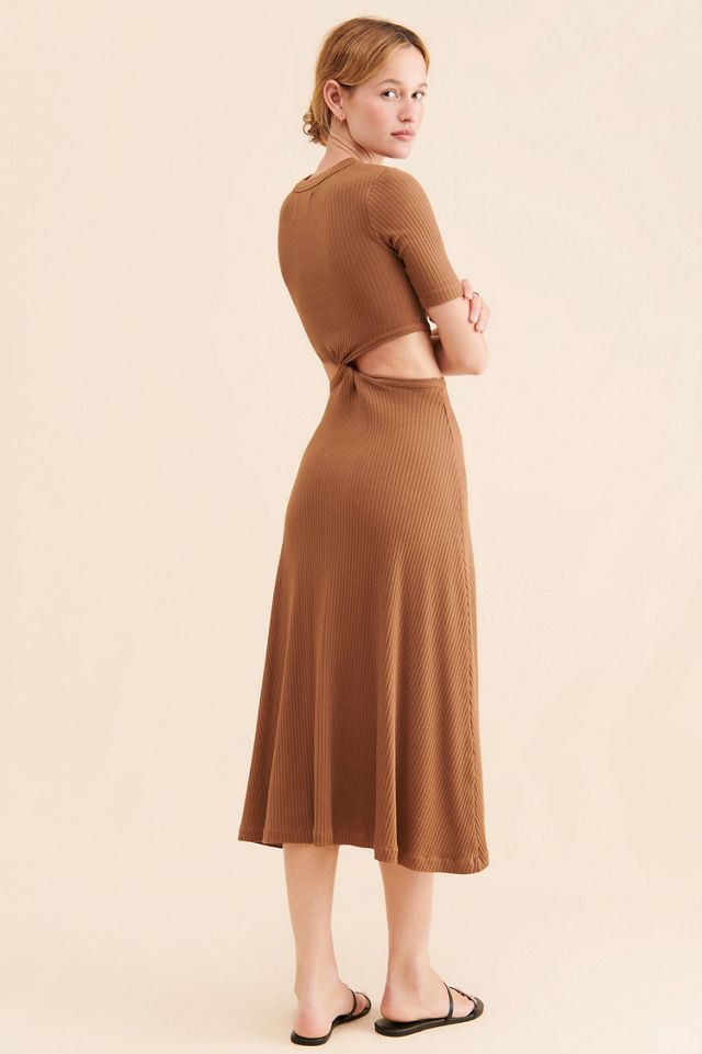 Citizens of Humanity Twist Knit Midi Dress #1