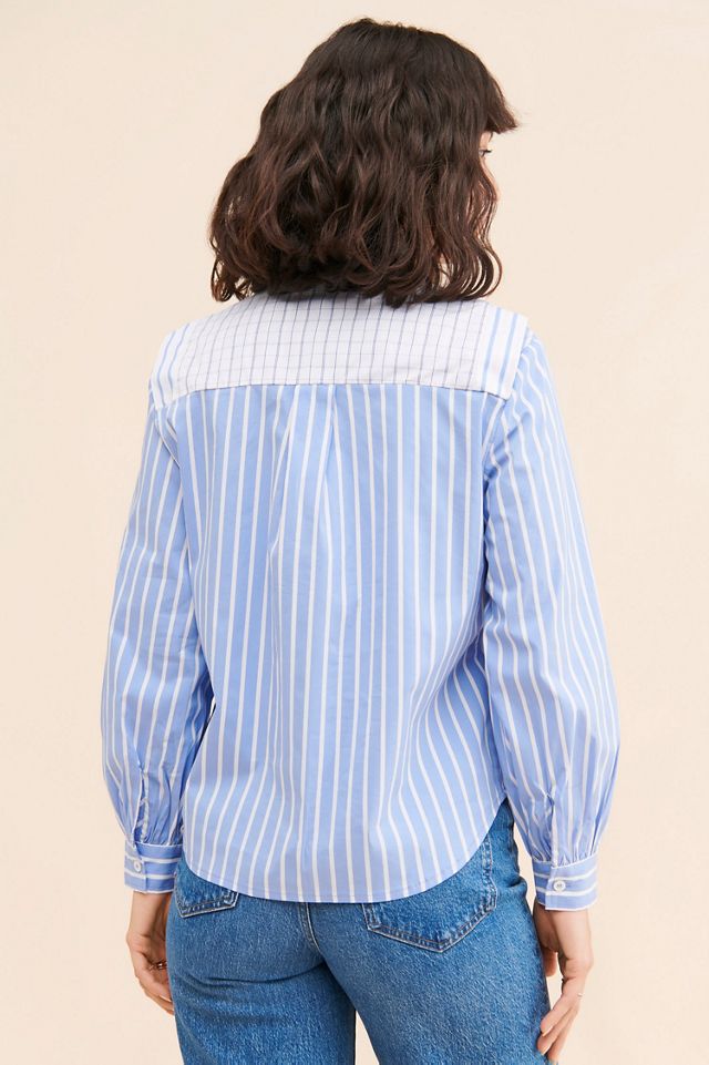 FRENCHMAUVE Logan Striped Shirt #1