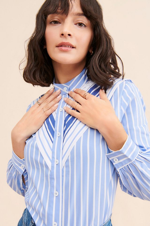 FRENCHMAUVE Logan Striped Shirt #2