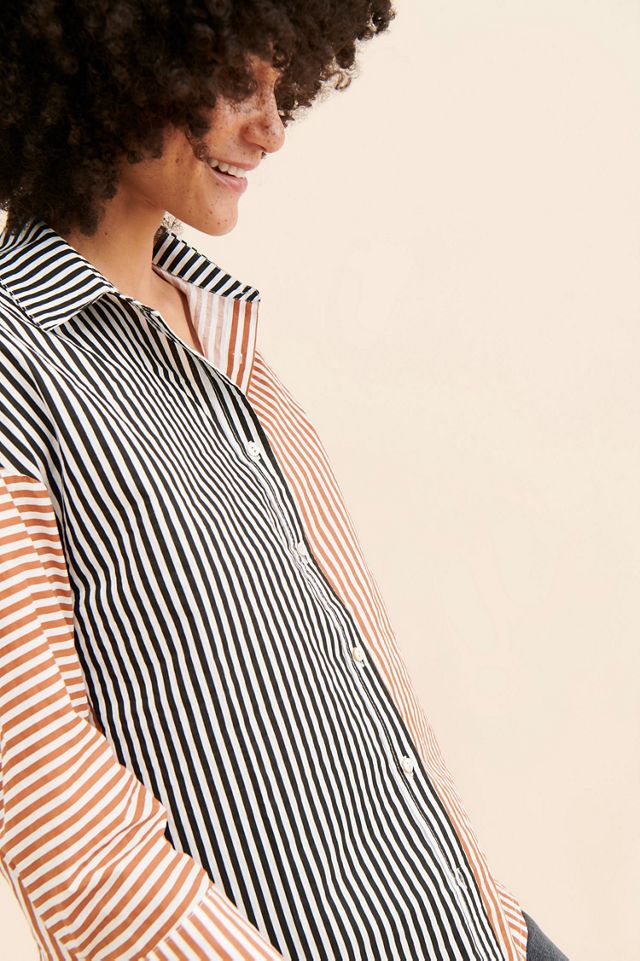 Little Lies Contrast Stripe Shirt #2