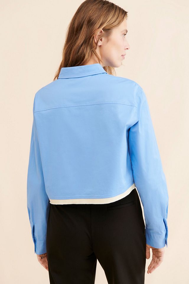 Kourt Kourt Cropped Buttondown #1