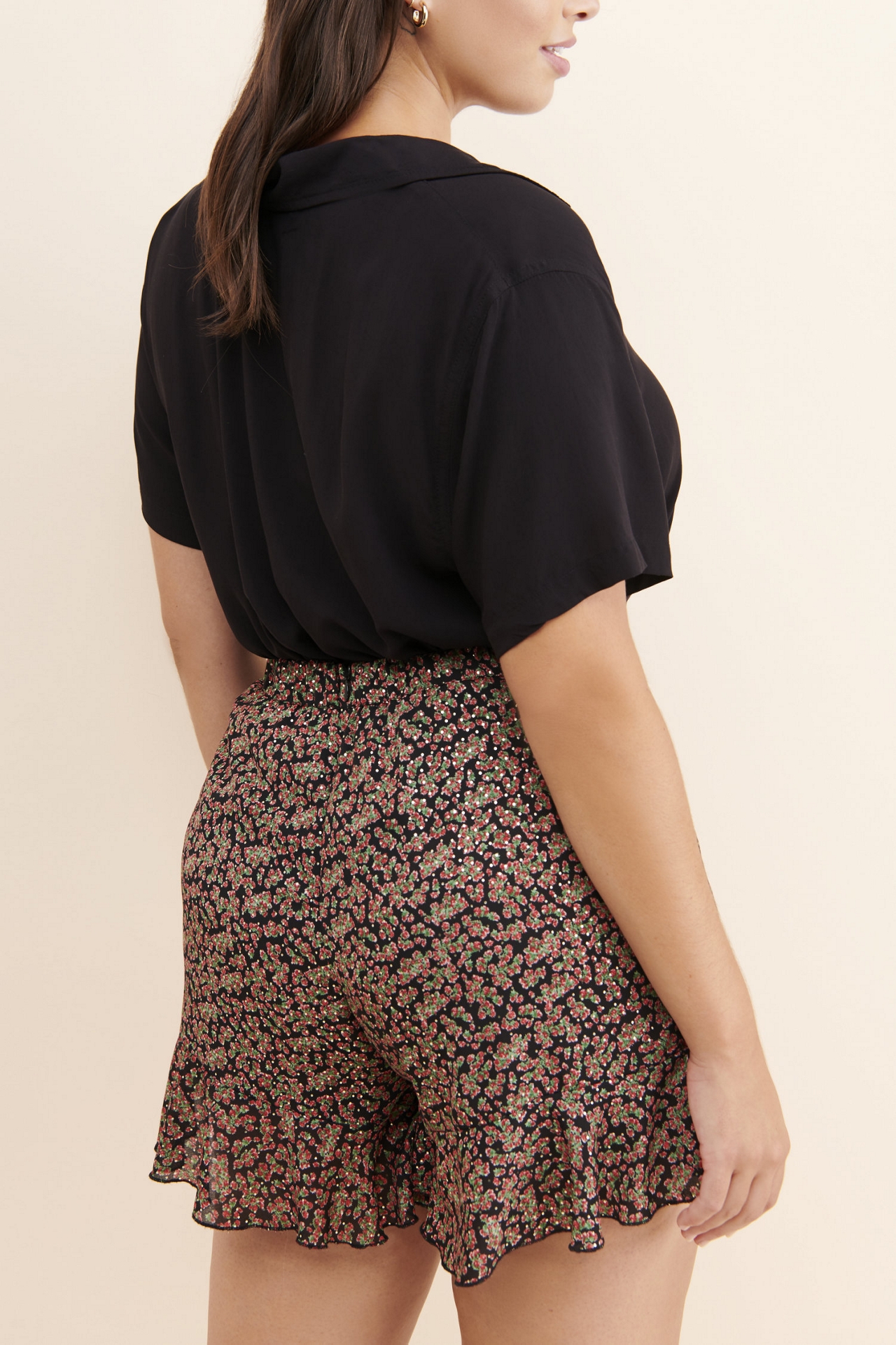 Sabina Musayev Skip Floral Shorts