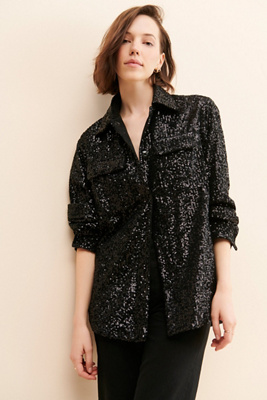 Mariela/double layered shirt jacket – deres.online