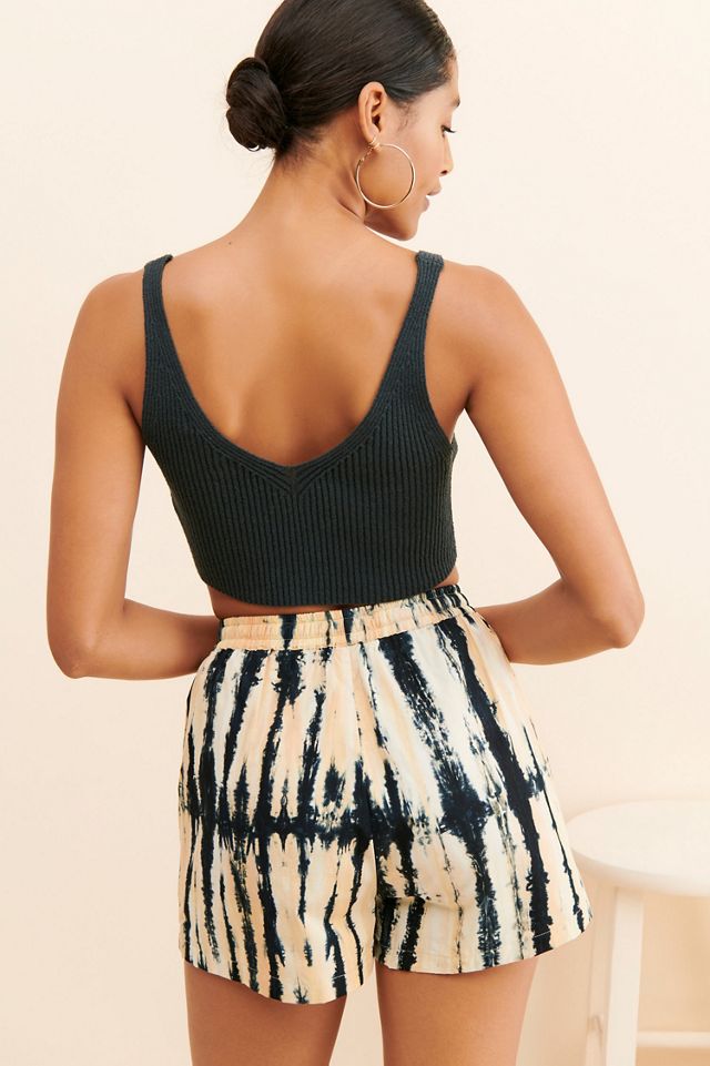 Lusana Donovan Tie-Dye Shorts #1