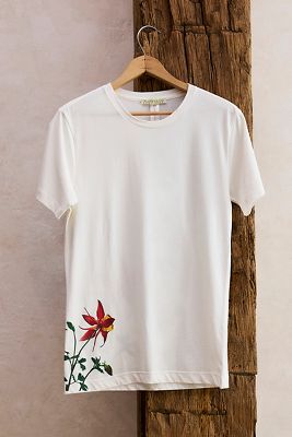 TERRAIN FLORAL COTTON TEE 