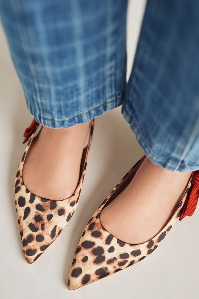 Maeve Side-Bow Slingback Flats #1