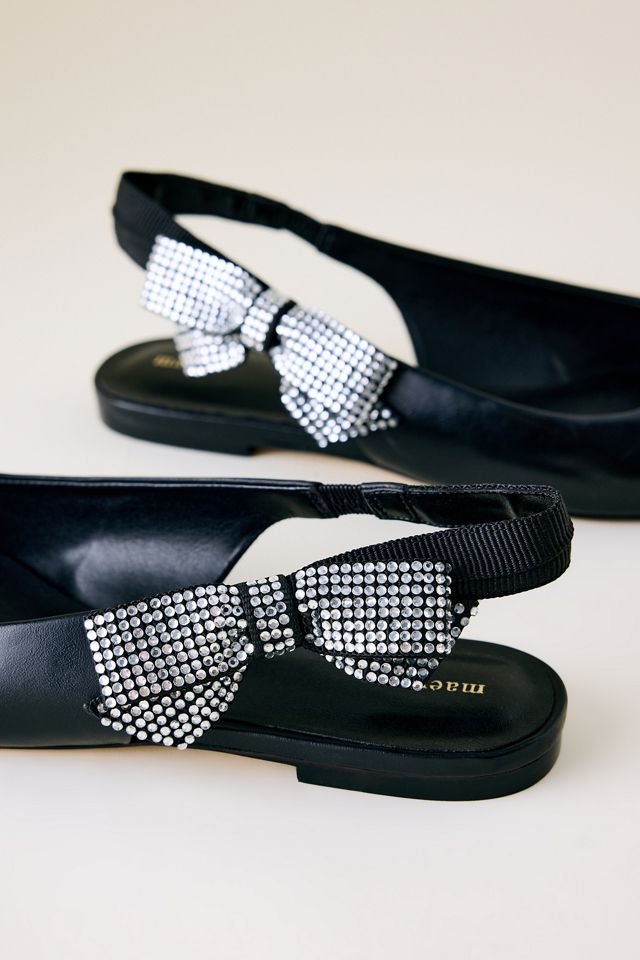 Maeve Seitenschleifen-Slingback-Ballerinas #1