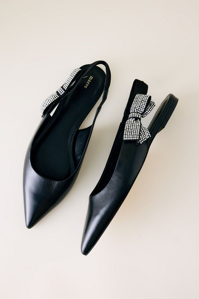 Maeve Seitenschleifen-Slingback-Ballerinas #2