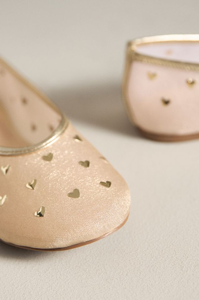 By Anthropologie Glitz Mesh Flats #2