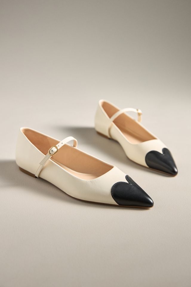 Maeve Heart Toe Mary Jane Flats #2