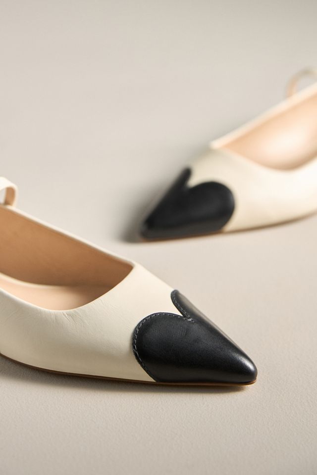 Maeve Heart Toe Mary Jane Flats #3