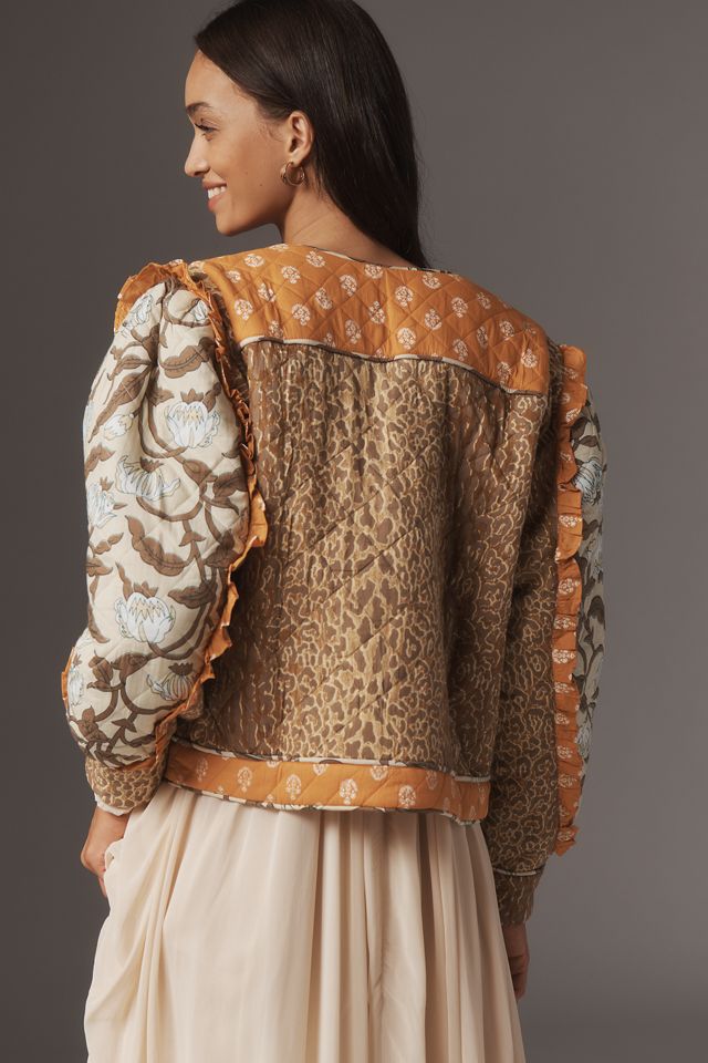 Llani Quilted Printed Jacket #1