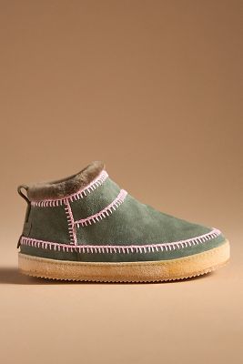 Laidback London Nyuki Boots In Green