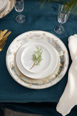 Gilded Cut Glass Charger