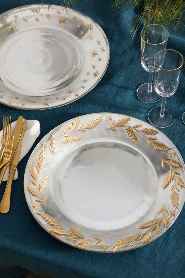 Gilded Cut Glass Charger #3