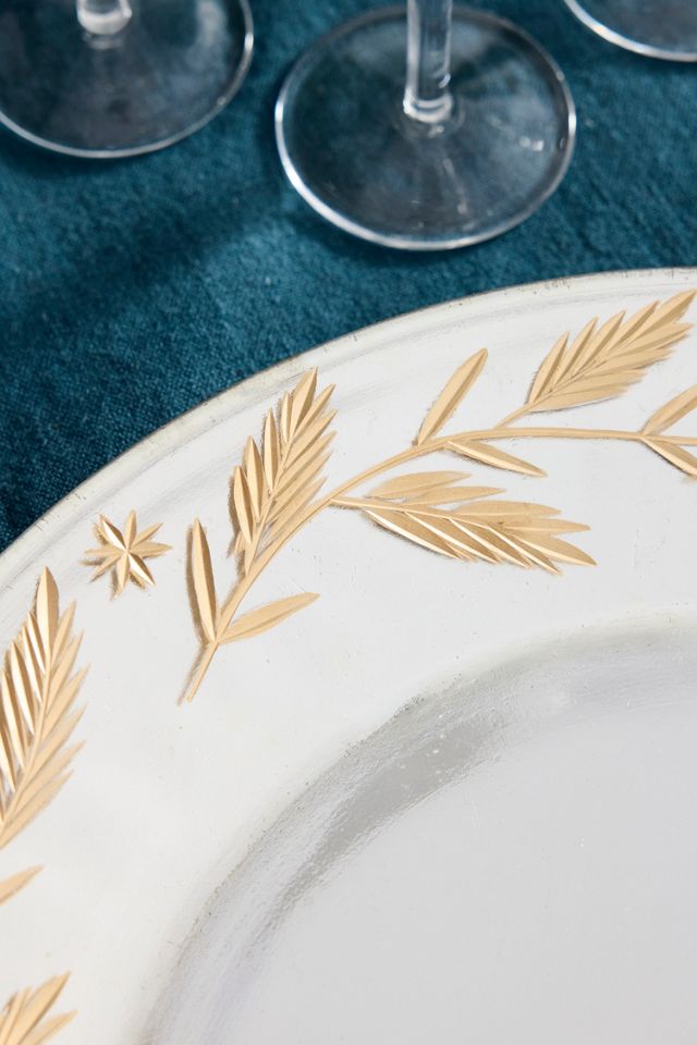Gilded Cut Glass Charger #2