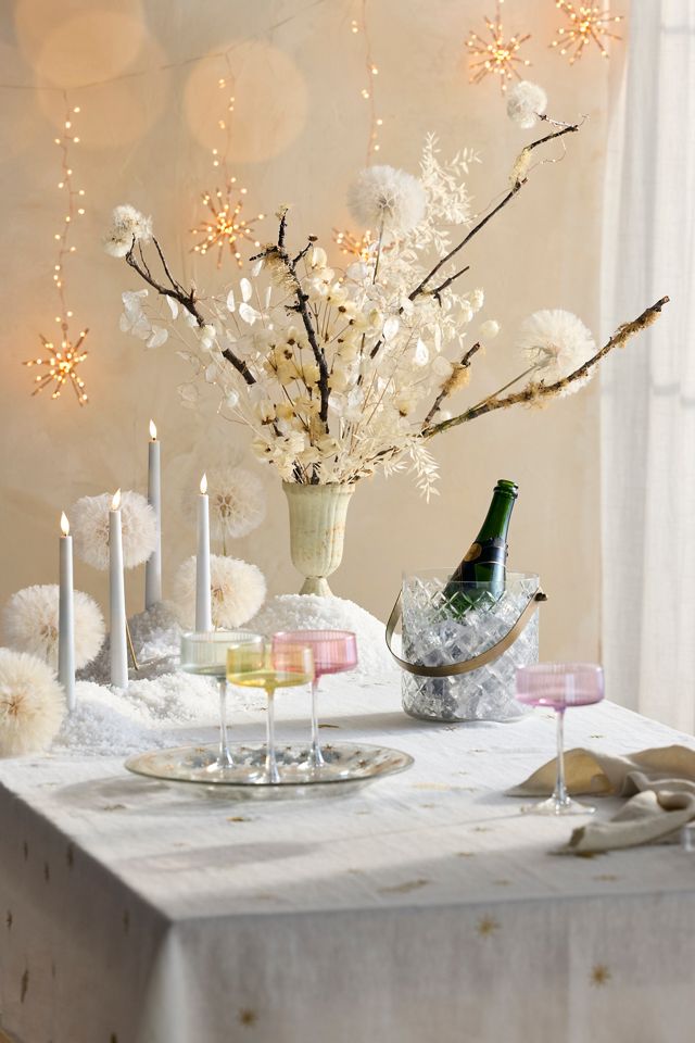 Starry Etched Glass Ice Bucket #3