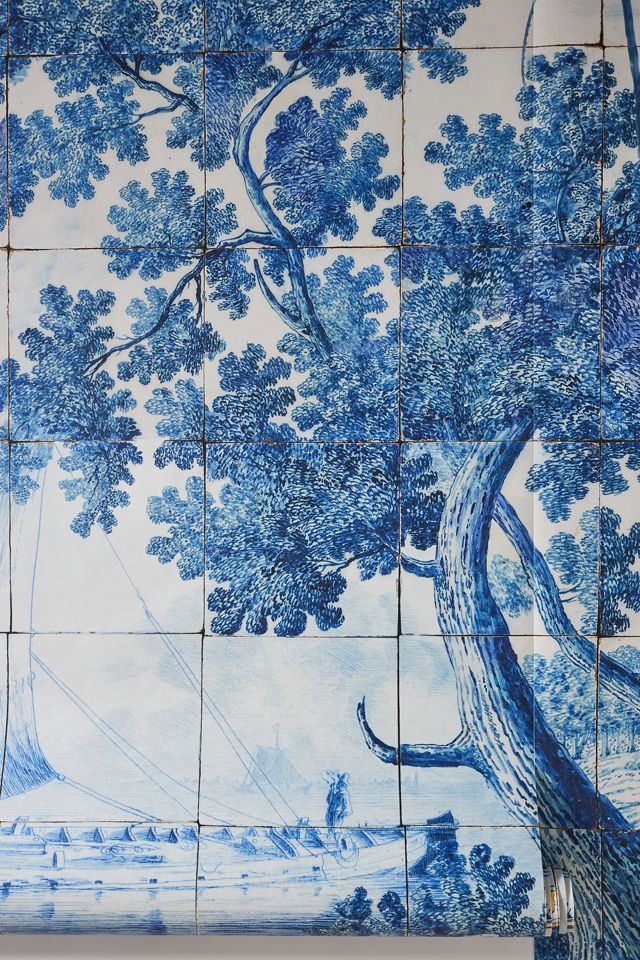 MINDTHEGAP Azure Mural Blue Landscape Wallpaper #1