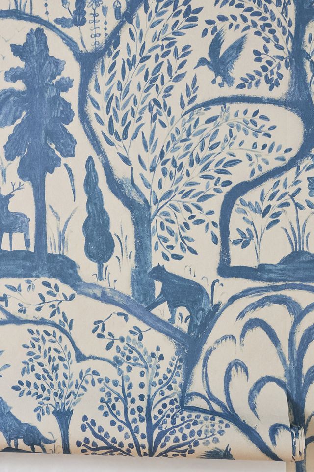 MINDTHEGAP Enchanted Woodland Farmhouse Wallpaper #1