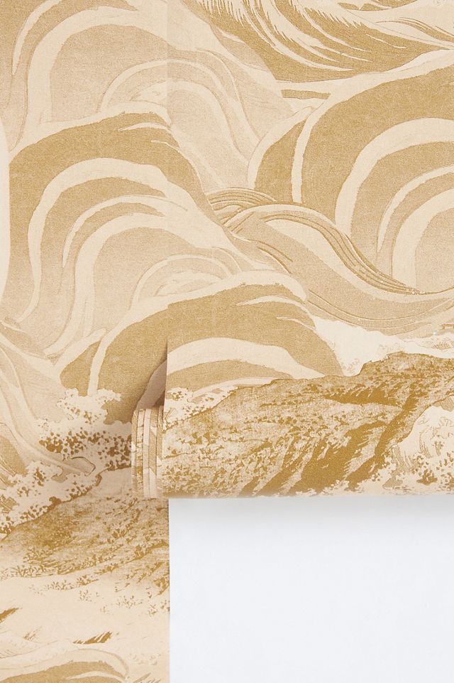 MINDTHEGAP Sea Waves Coastal Wallpaper #1