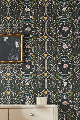 Mindthegap Edelweiss Cypress Floral Wallpaper