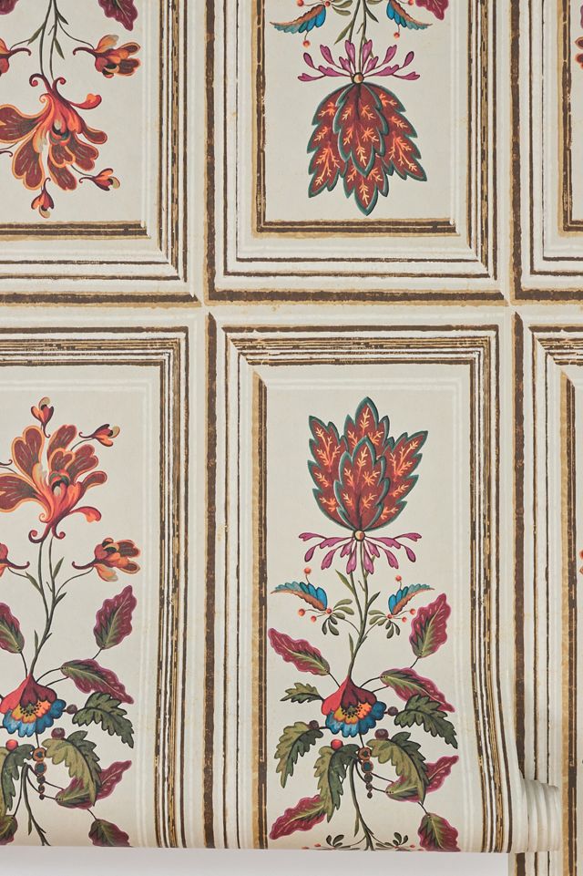 MINDTHEGAP Tyrolean Panel Floral Geometric Wallpaper #1