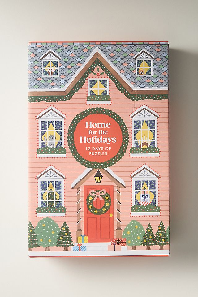 Home for the Holidays Advent Calendar Puzzle AnthroHome Home for the Holidays Advent Calendar Puzzle AnthroHome